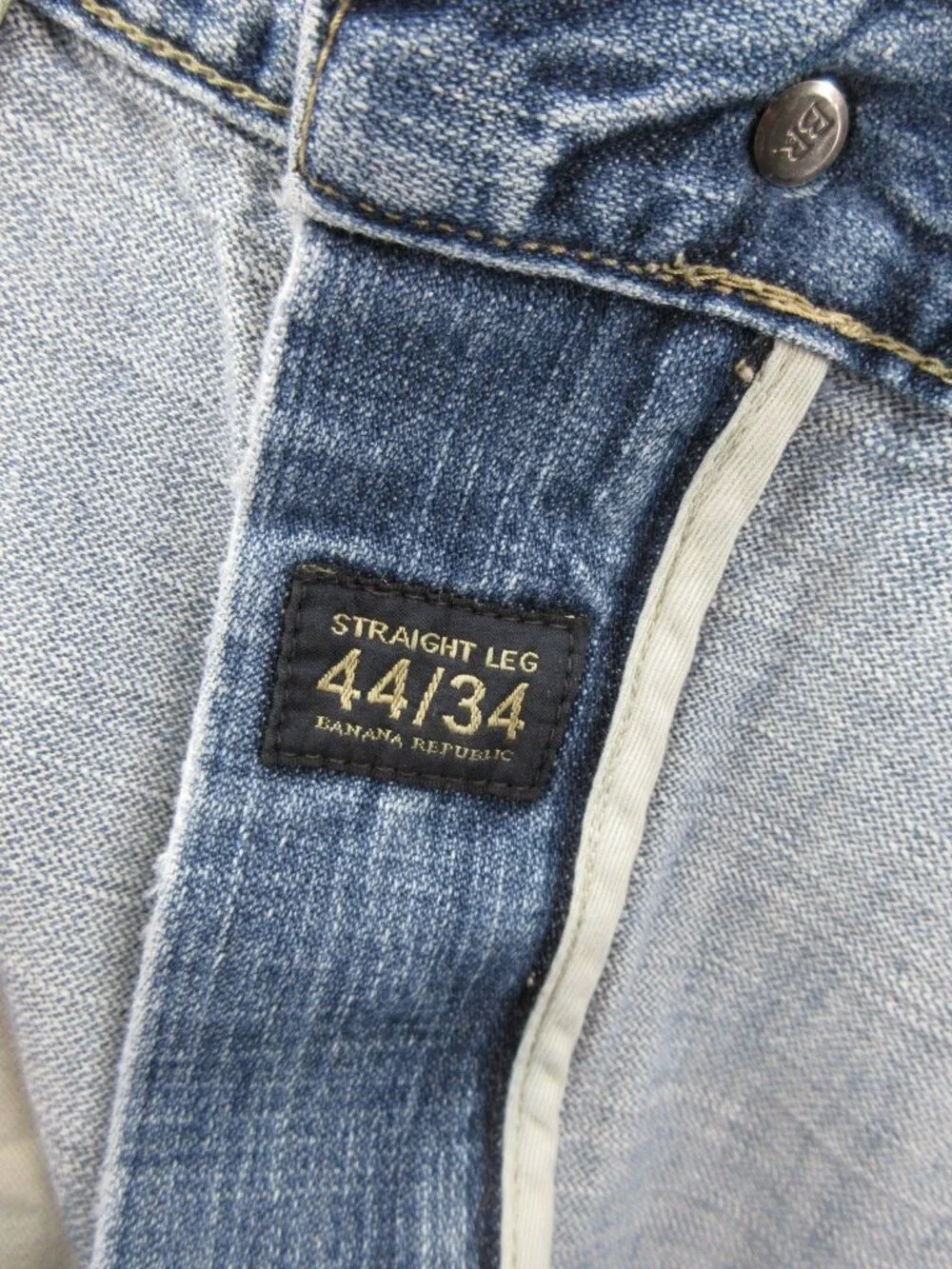 Banana Republic Jeans 44 Straight Leg Denim Pants Y2K Regular Cotton